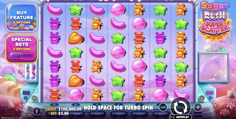 Spin Sugar Rush reels
